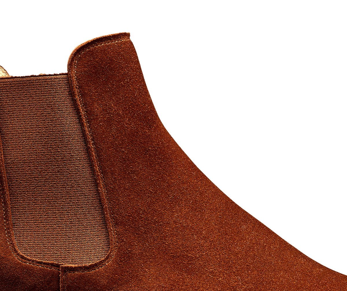 Bonnie Polo Brown Calf Suede