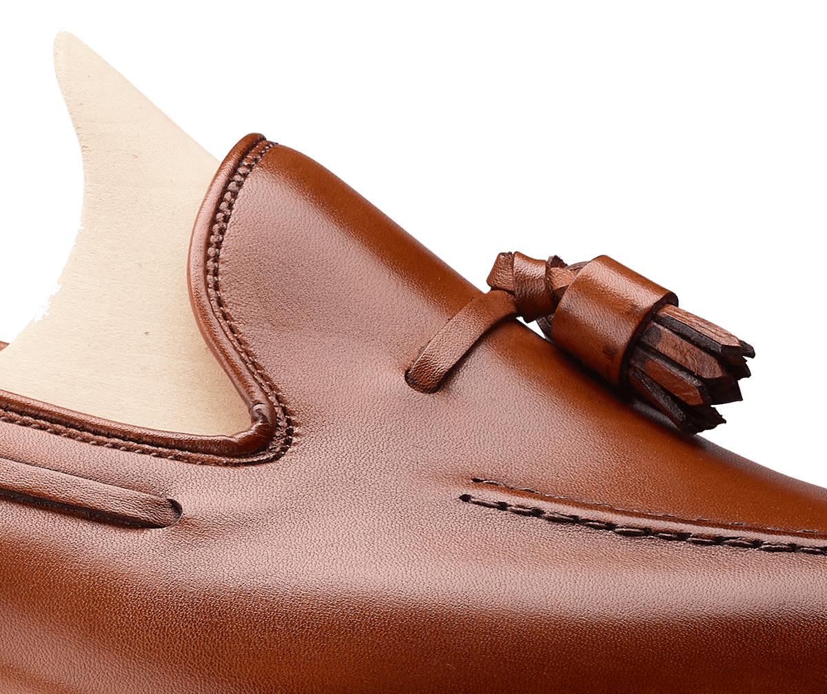 Carly Tan Burnished Calf