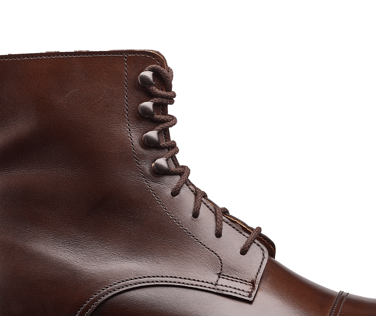 Jane Dark Brown Burnished Calf