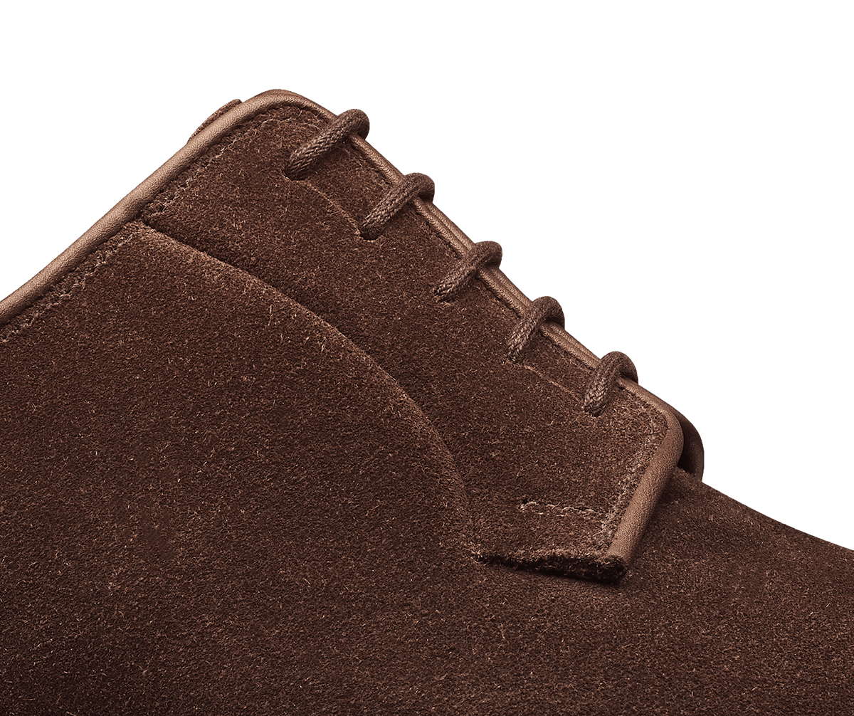 Lanark 3 Dark Brown Suede