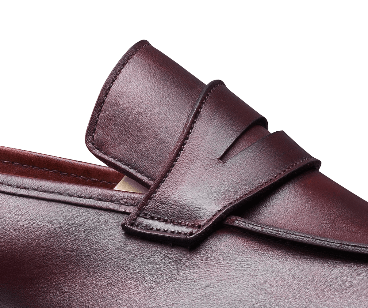 Lucy Burgundy Burnished Calf