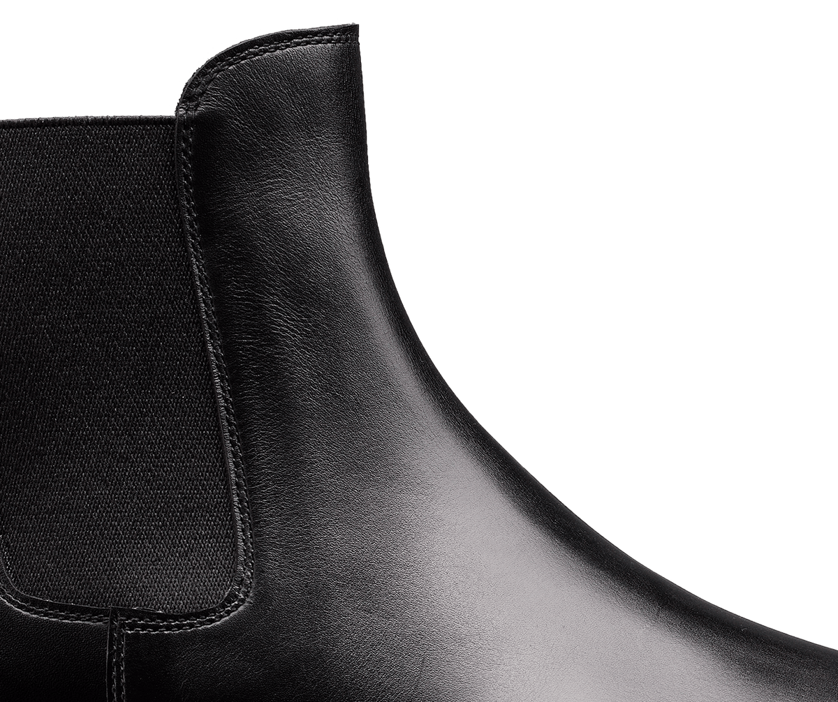 Poppy Black Calf