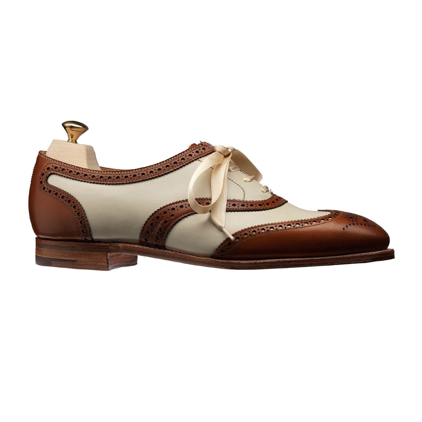 Alice Tan &amp; Ivory Burnished Calf