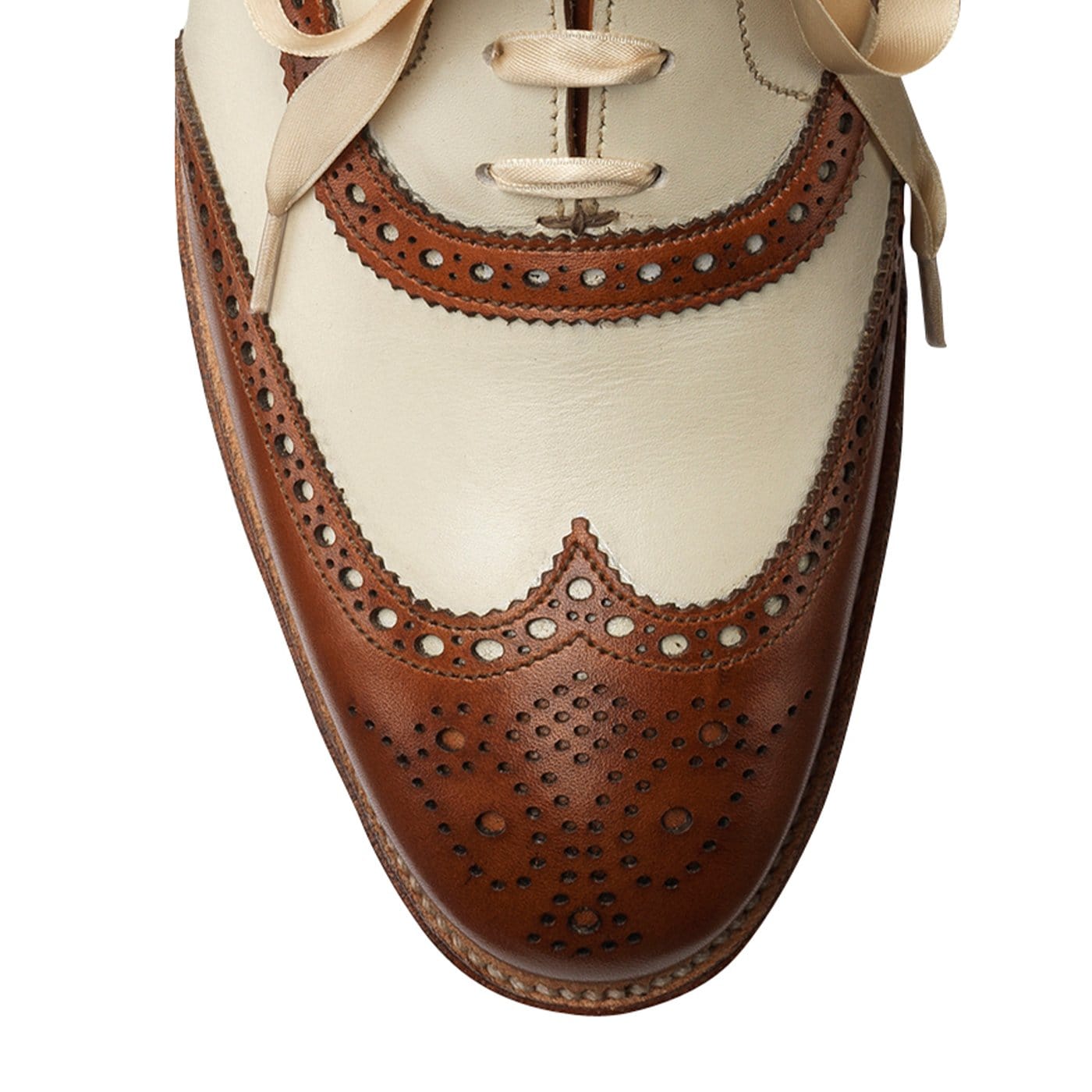 Alice Tan &amp; Ivory Burnished Calf
