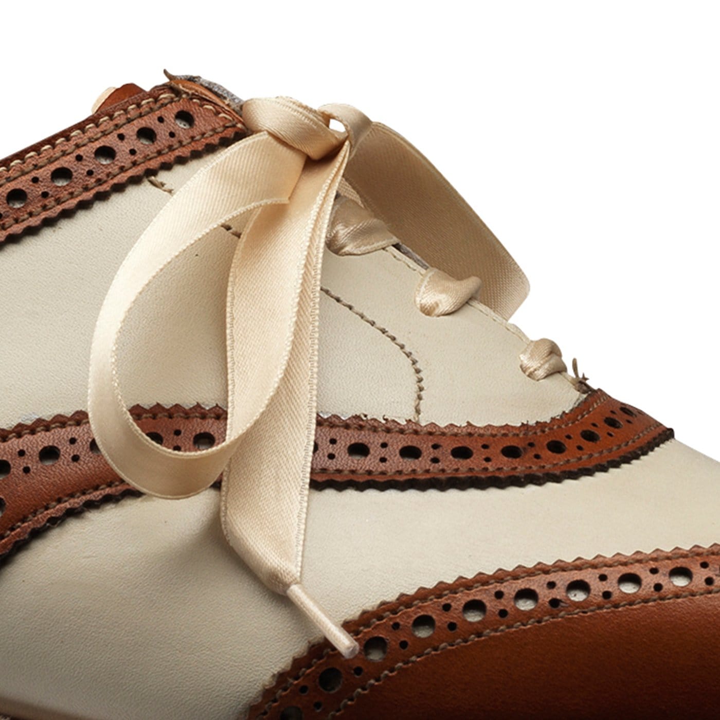 Alice Tan &amp; Ivory Burnished Calf