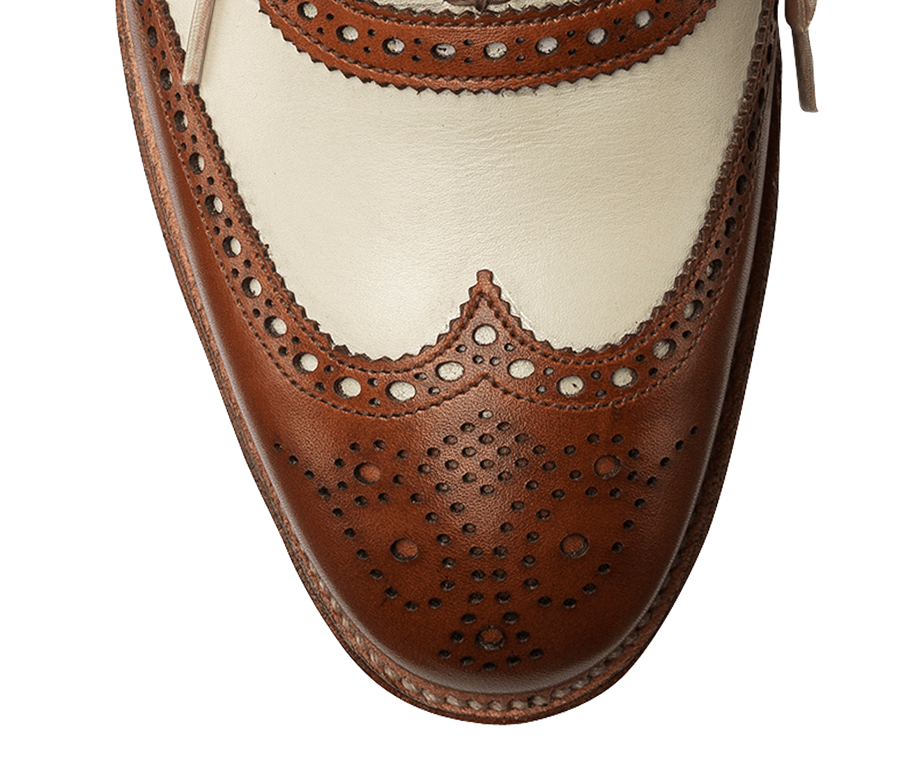Alice Tan &amp; Ivory Burnished Calf