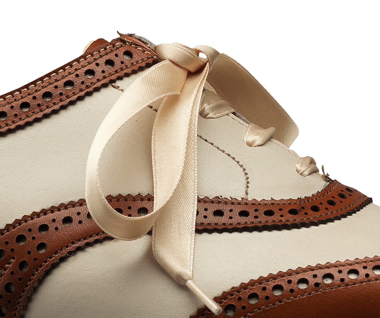 Alice Tan &amp; Ivory Burnished Calf