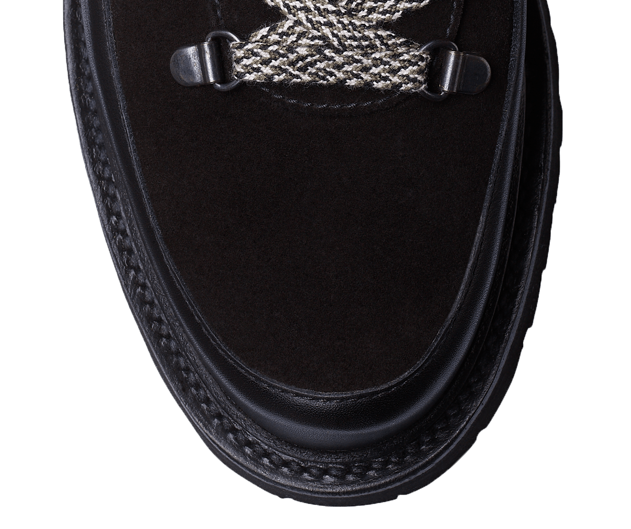 Annie Black Wax Calf &amp; Black Suede