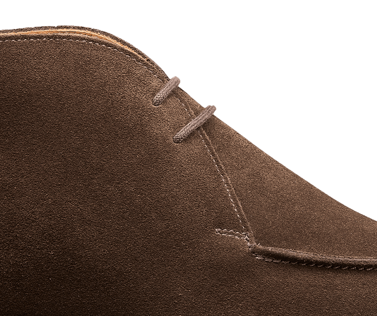 Bibury Dark Brown Suede