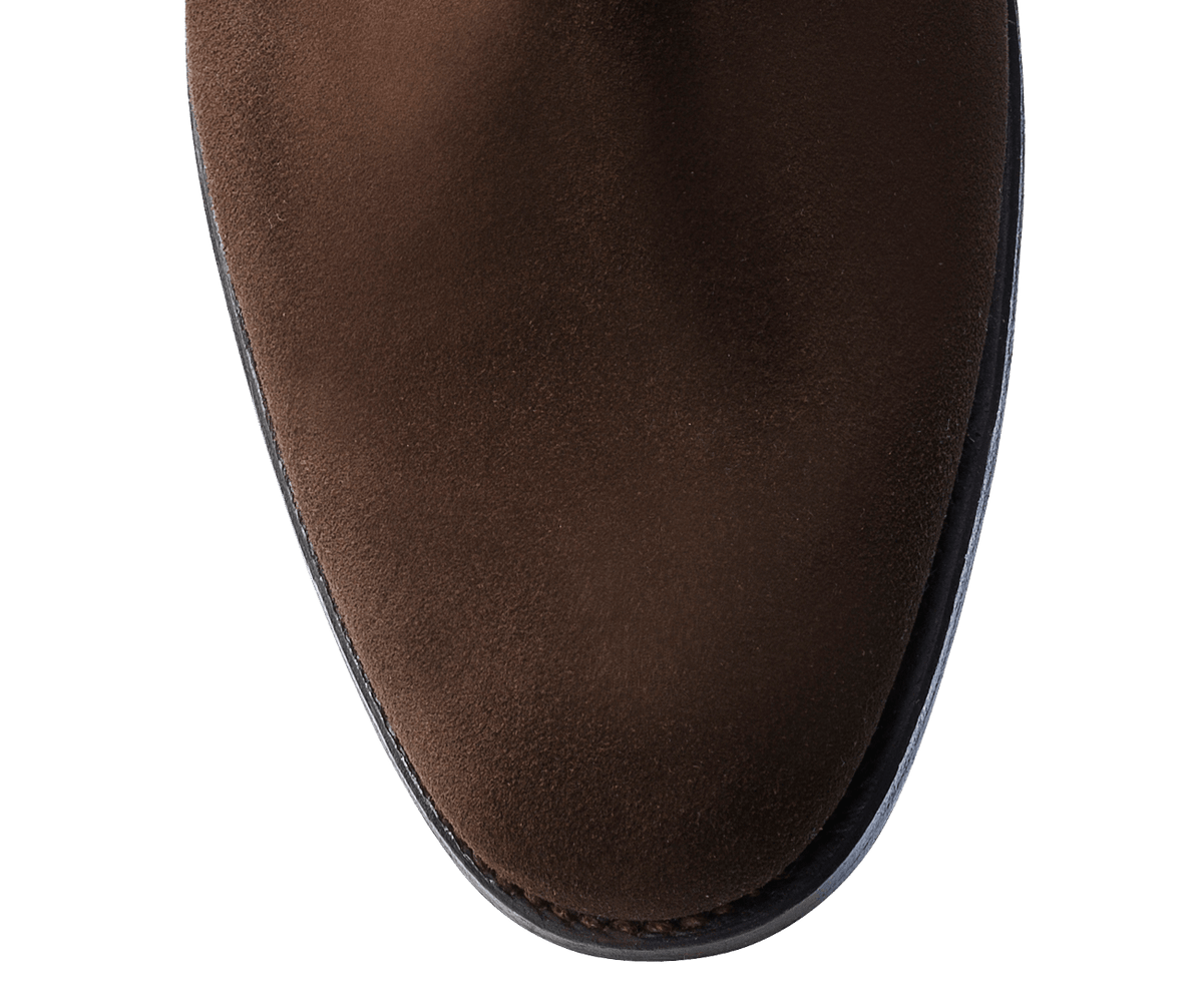 Bonnie Dark Brown Calf Suede