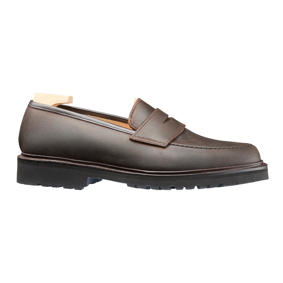 Boston 2 Dark Brown Rough-Out Suede