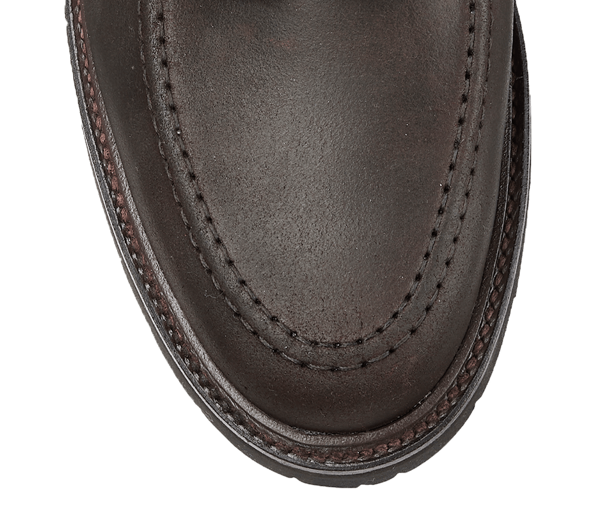Boston 2 Dark Brown Rough-Out Suede