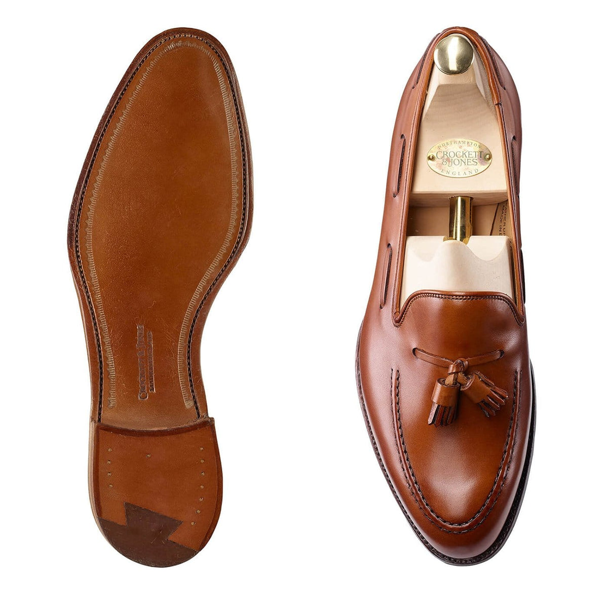 Carly Tan Burnished Calf