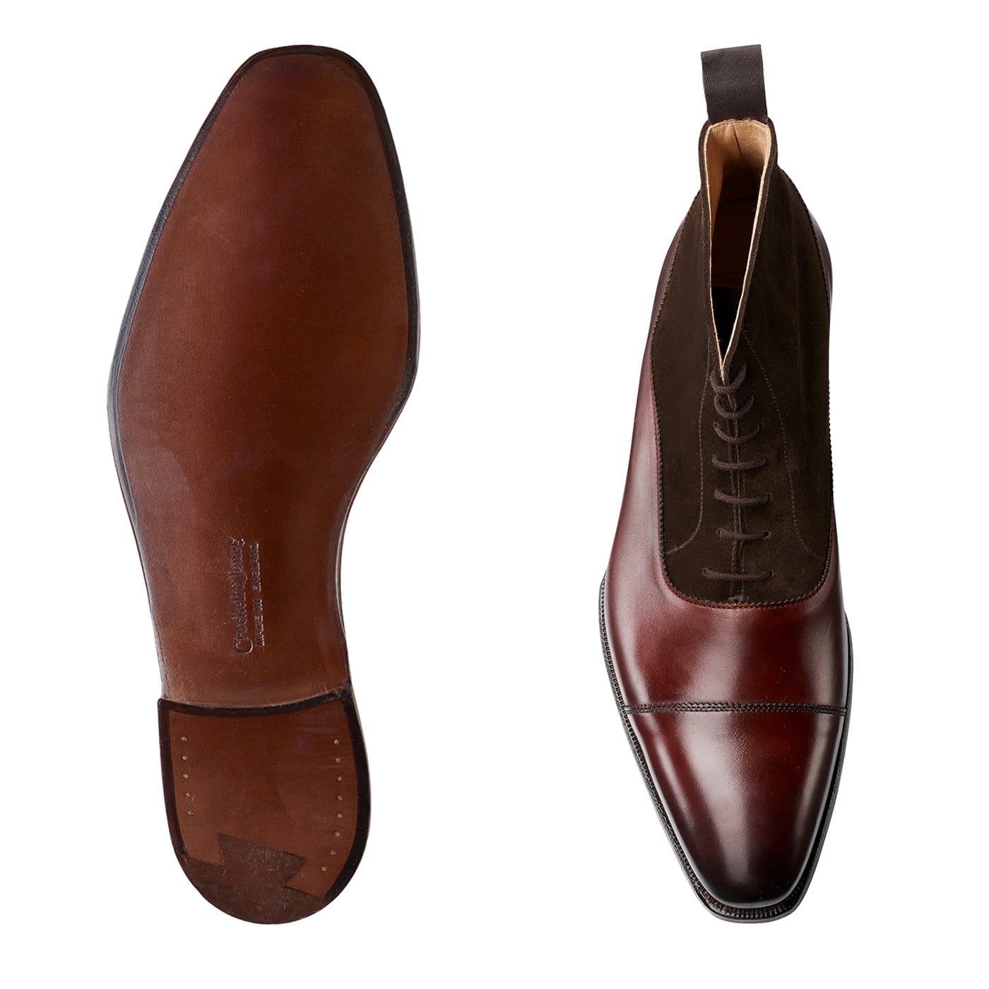 Charlton Chestnut Calf & Dark Brown Suede
