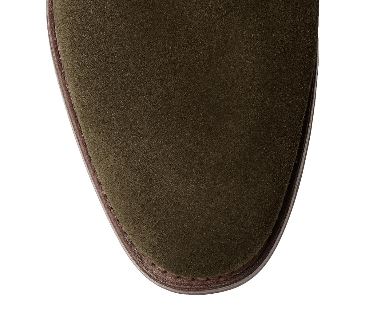 Chiltern Earth Green Suede