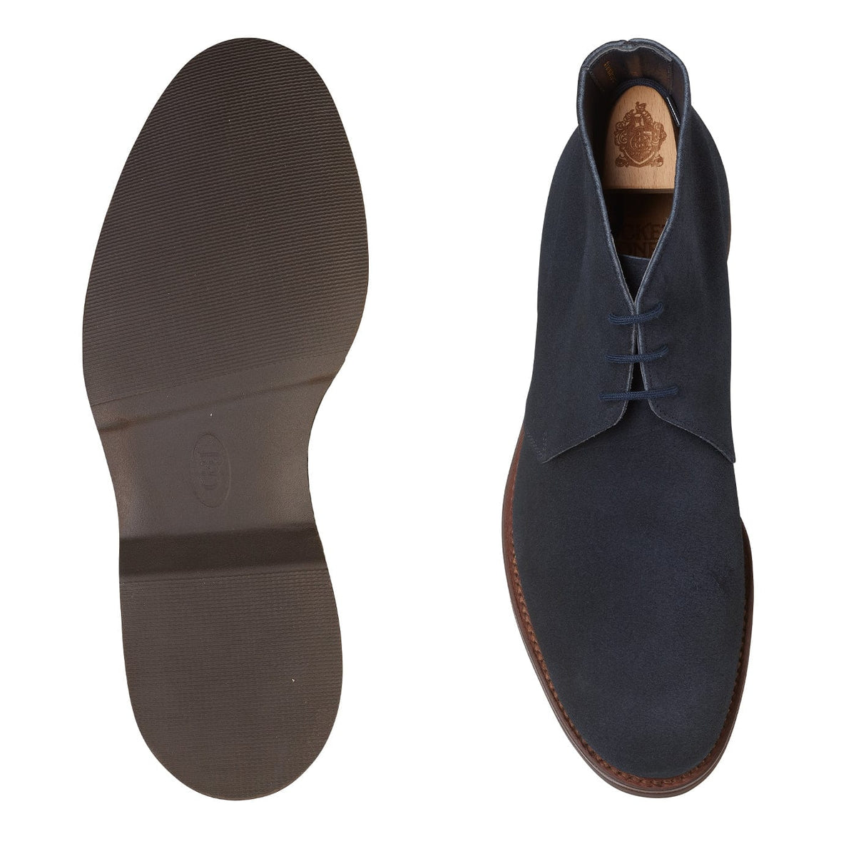 Chukka 4 Indigo Reverse Butt Suede