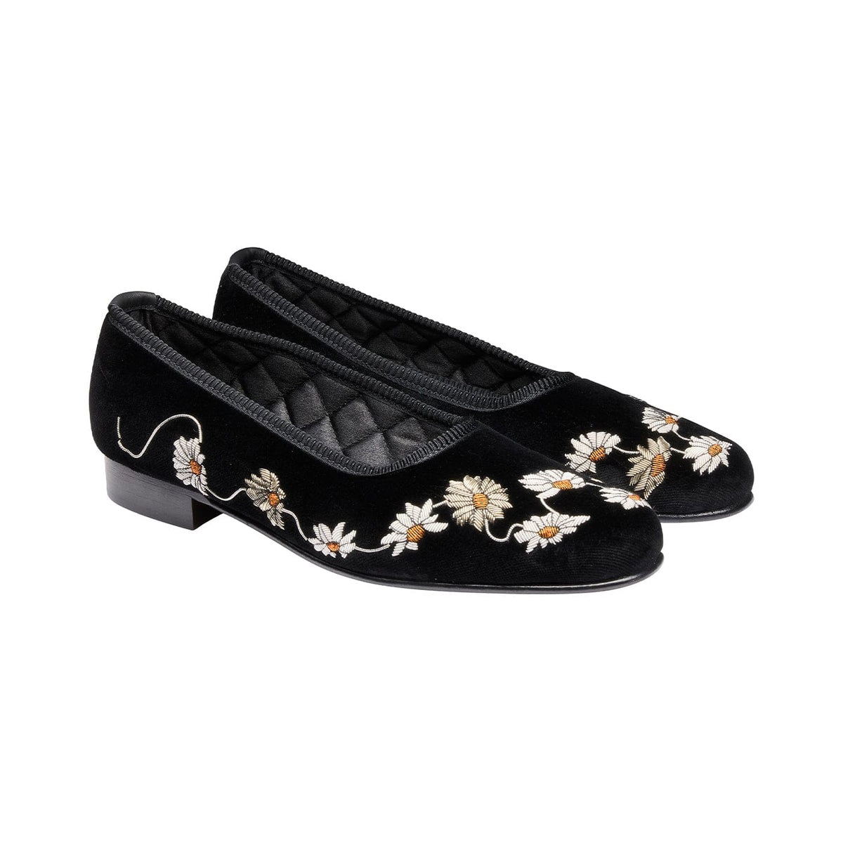 Daisy Chain Black Velvet