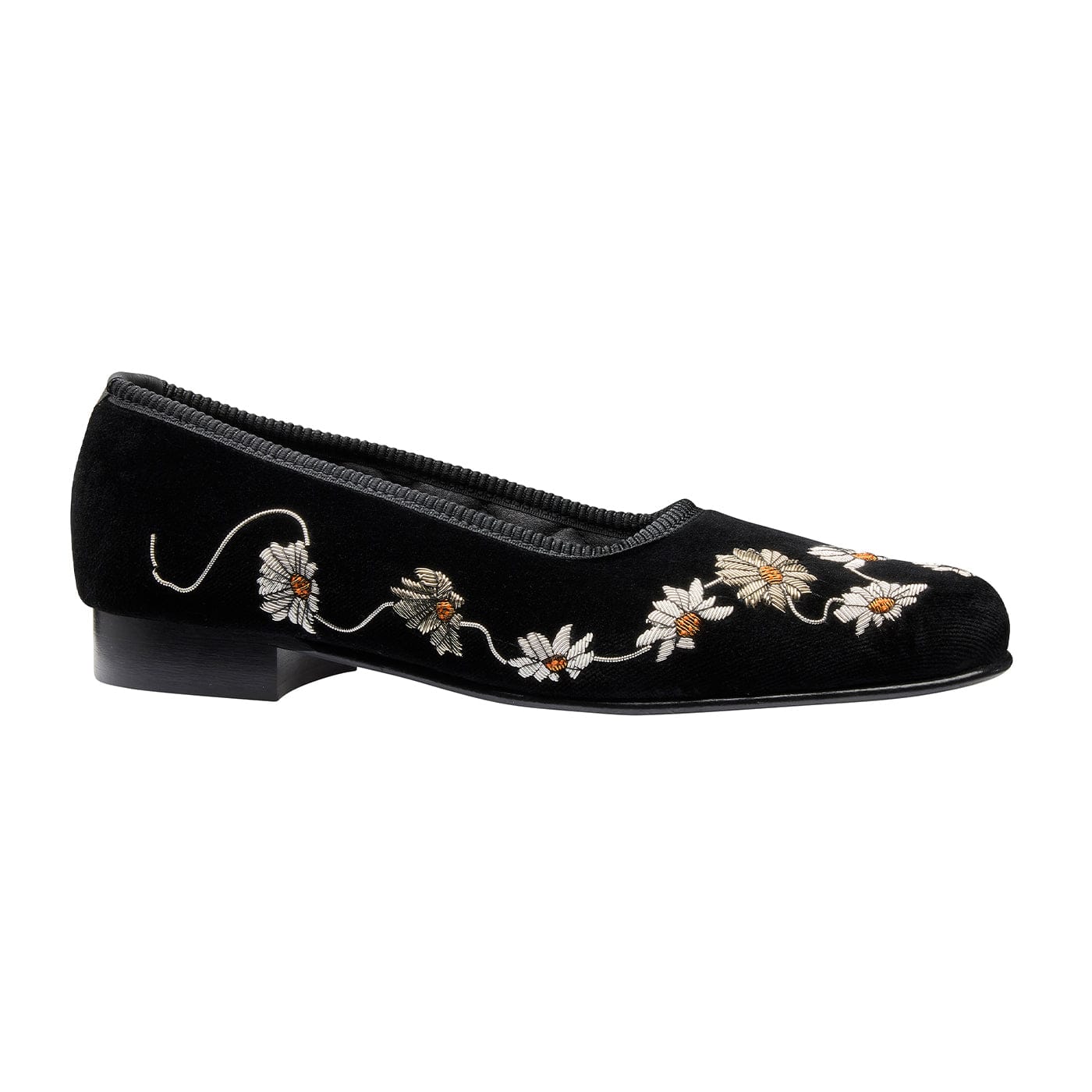 Daisy Chain Black Velvet