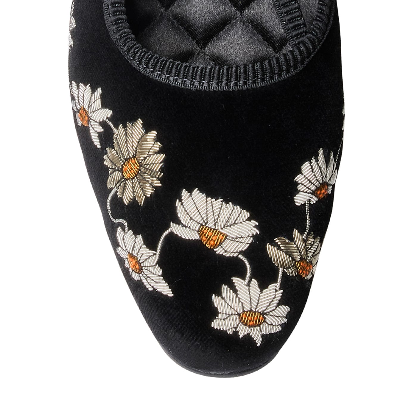 Daisy Chain Black Velvet