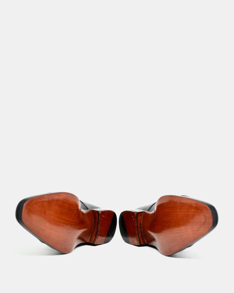 Black Double Monk Strap Dress Shoe - Louvre