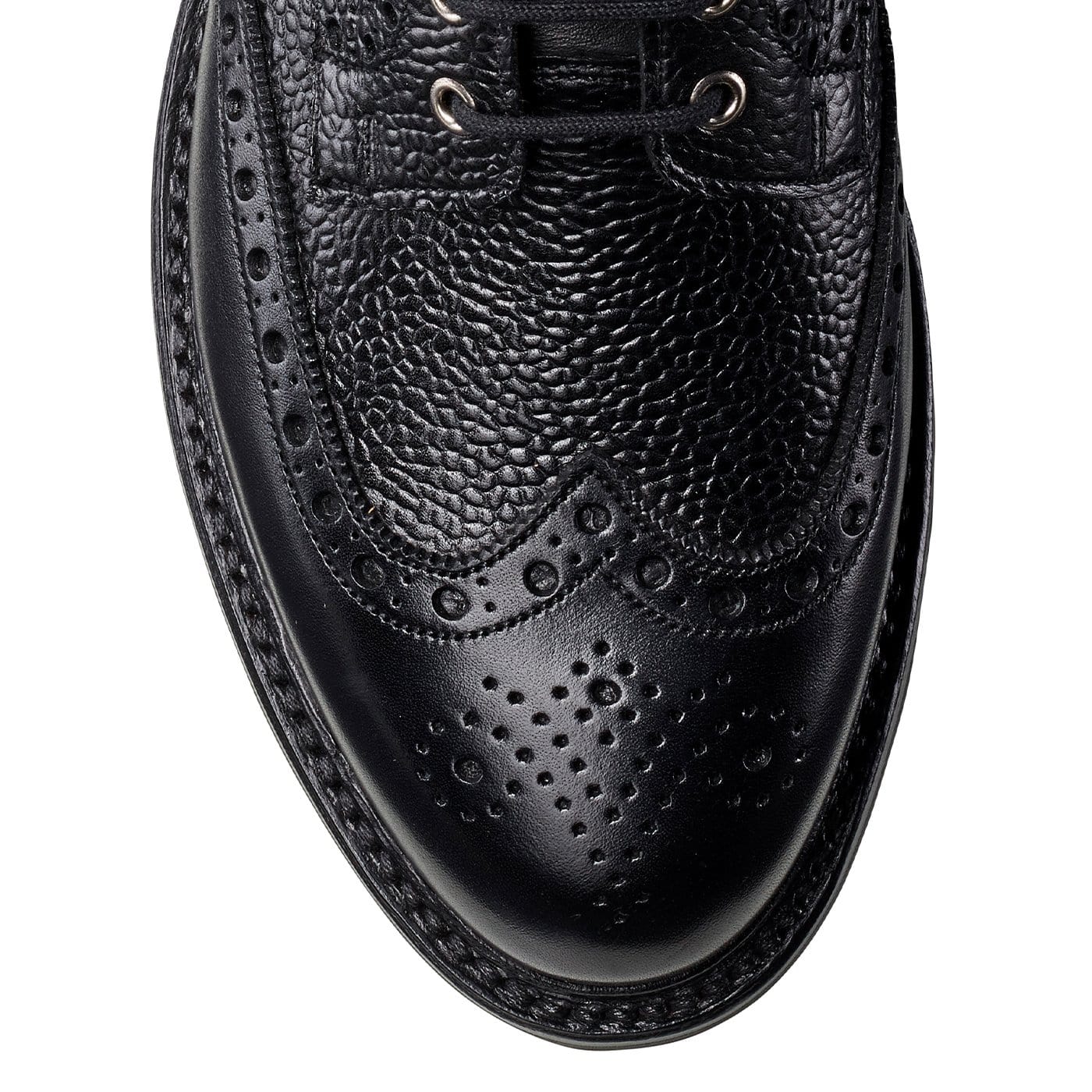 Grace 2 Black Calf &amp; Black Scotch Grain