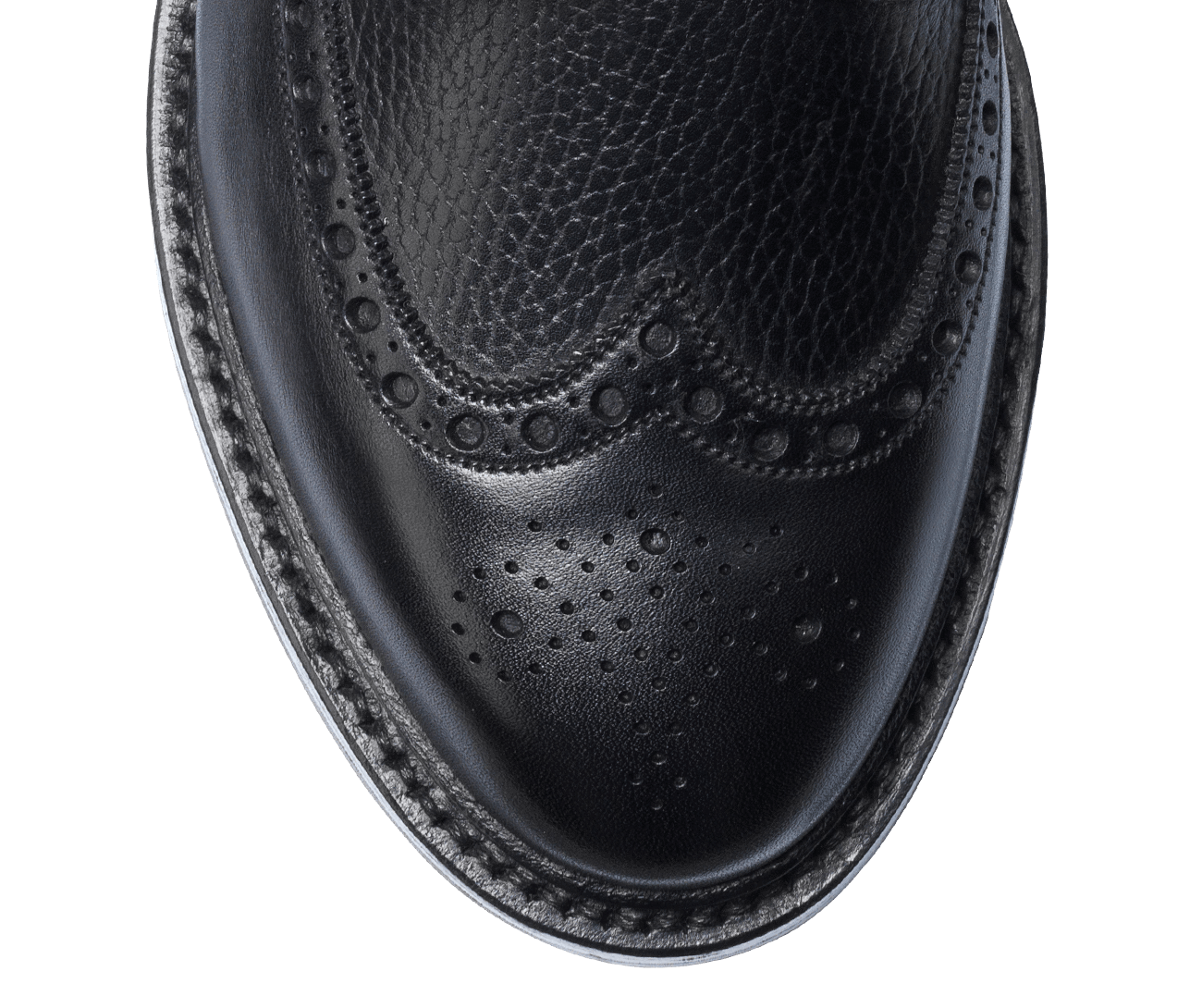Grace 2 Black Calf &amp; Black Scotch Grain
