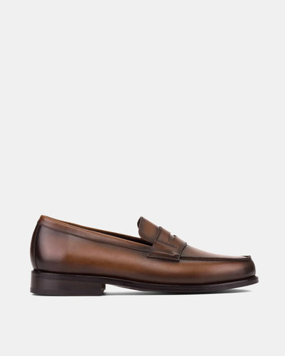 Henry Cognac Calf Penny Loafer - 144