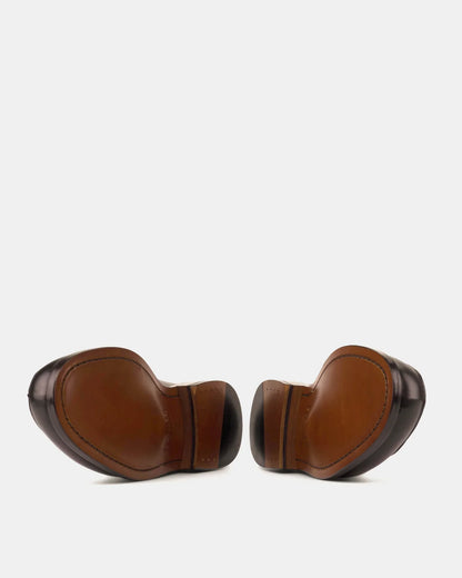Henry Brown Calf Penny Loafer - 144