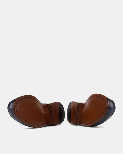 Henry Navy Calf Penny Loafer - 144