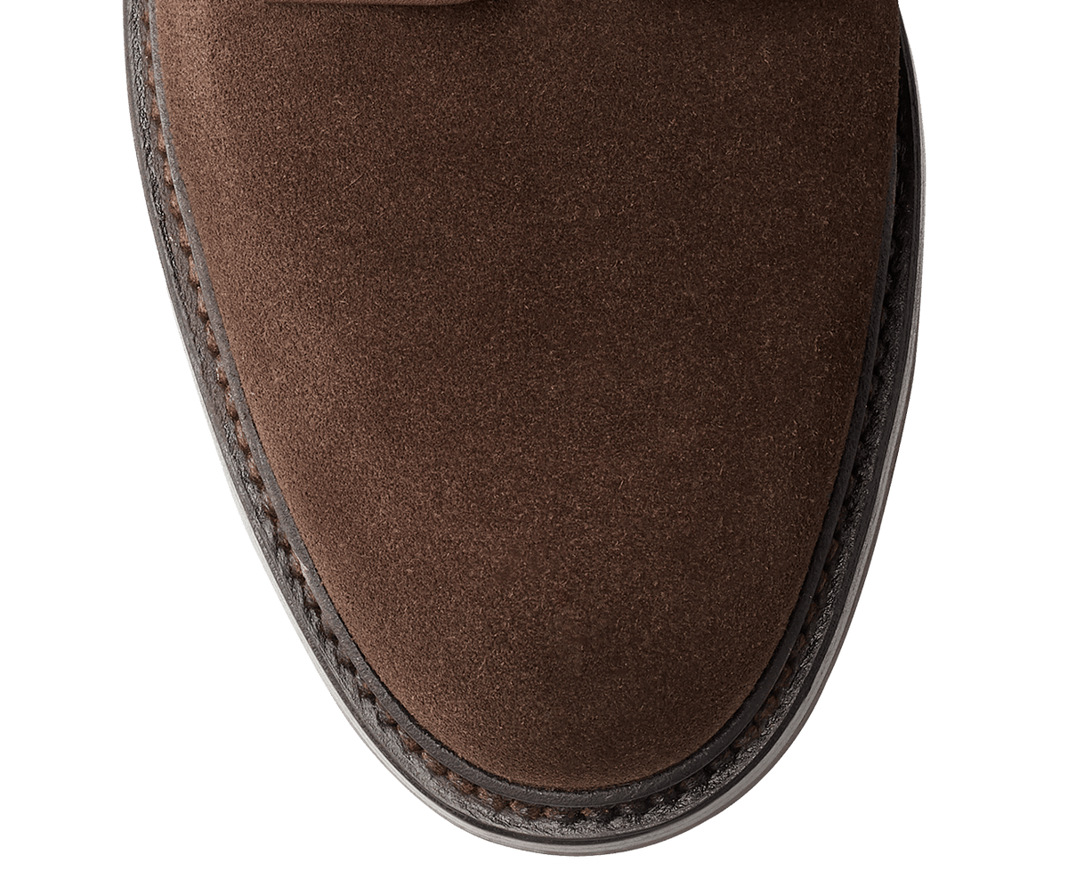 Lanark 3 Dark Brown Suede