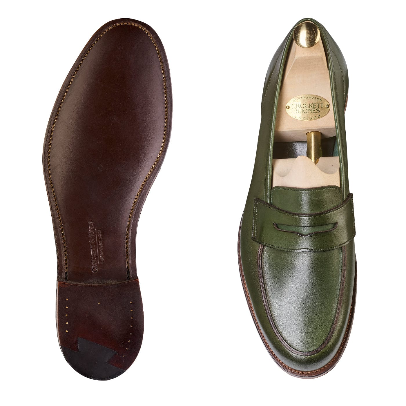 Lilou Green Calf