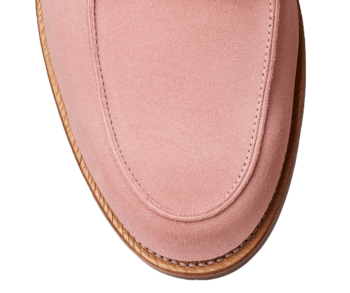 Lilou Pink Calf Suede