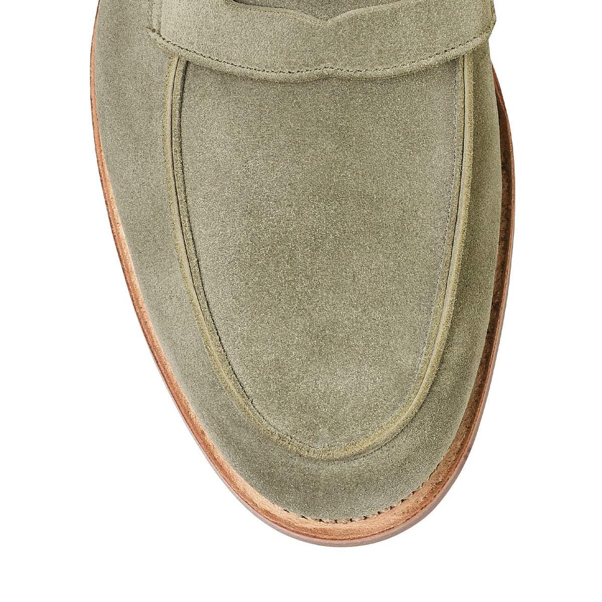 Lilou Pistachio Calf Suede