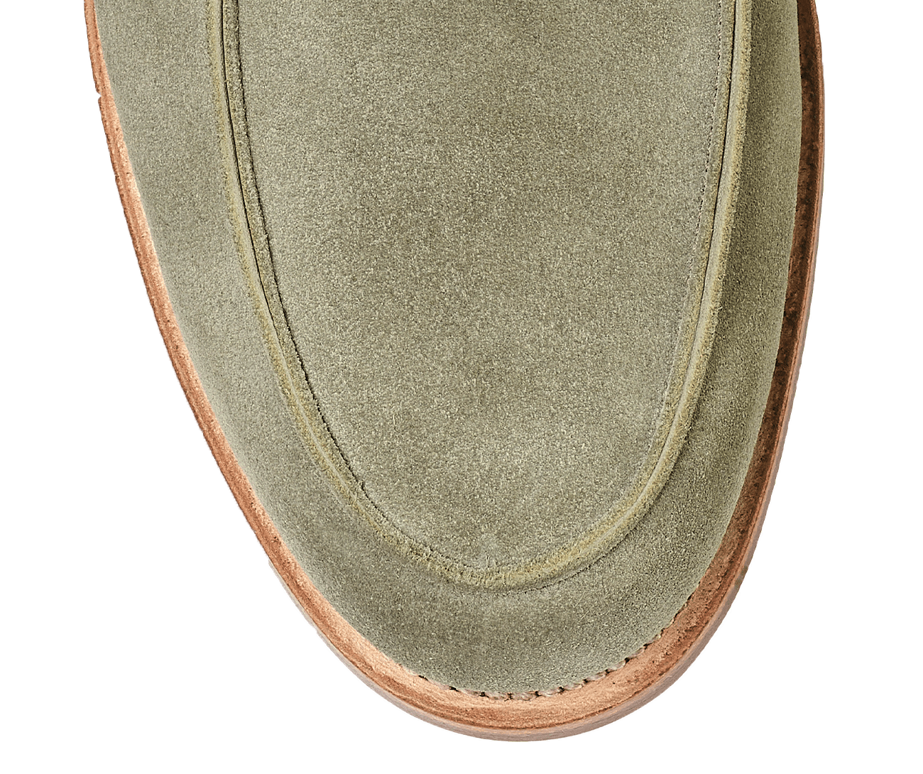 Lilou Pistachio Calf Suede