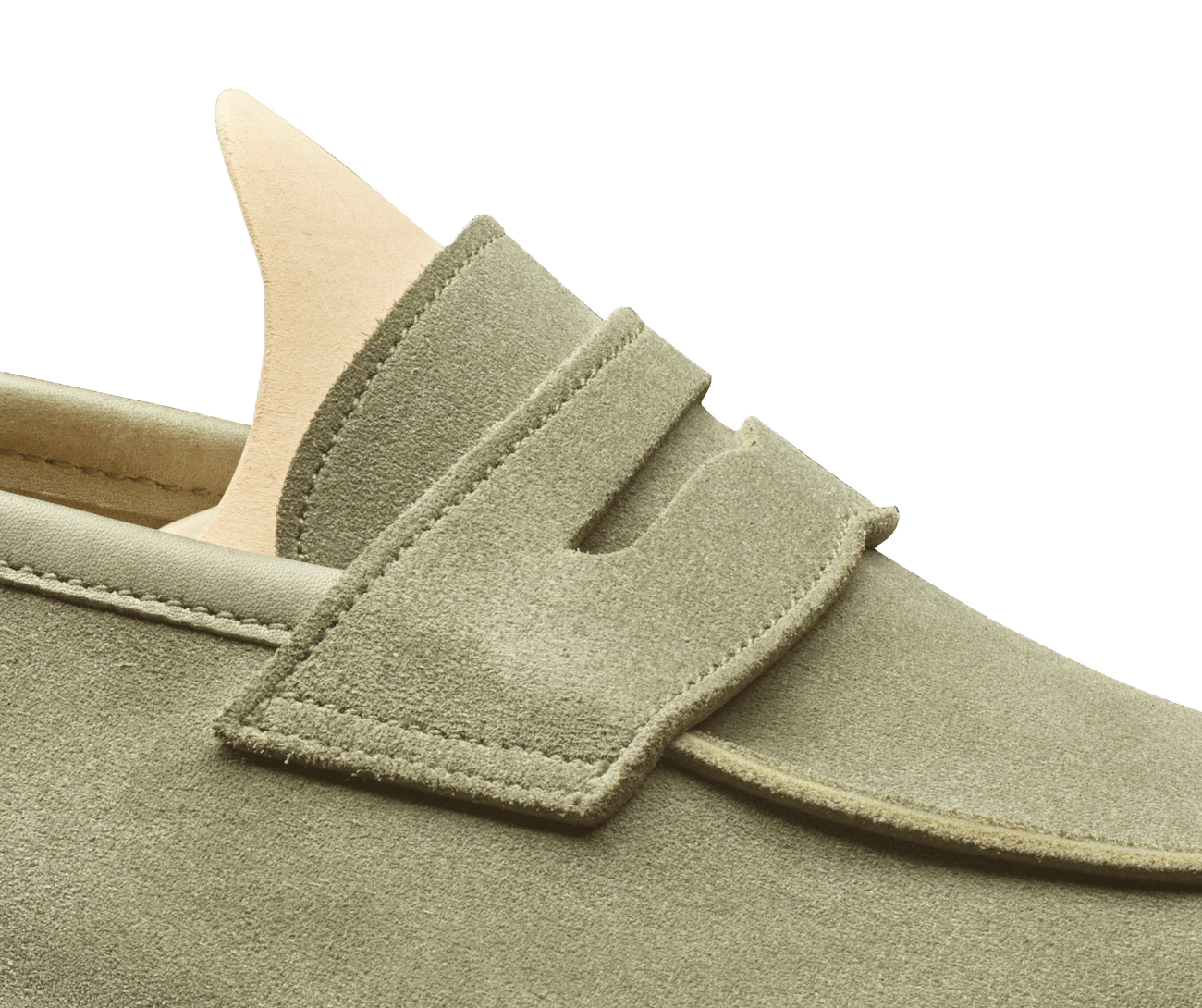 Lilou Pistachio Calf Suede