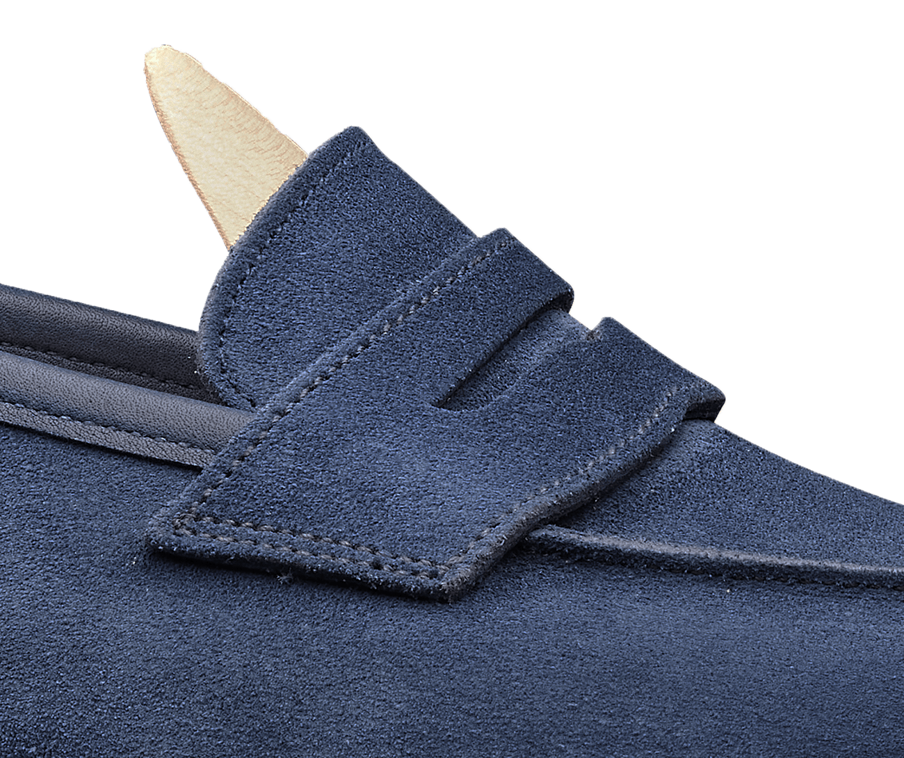 Lilou Sapphire Blue Calf Suede