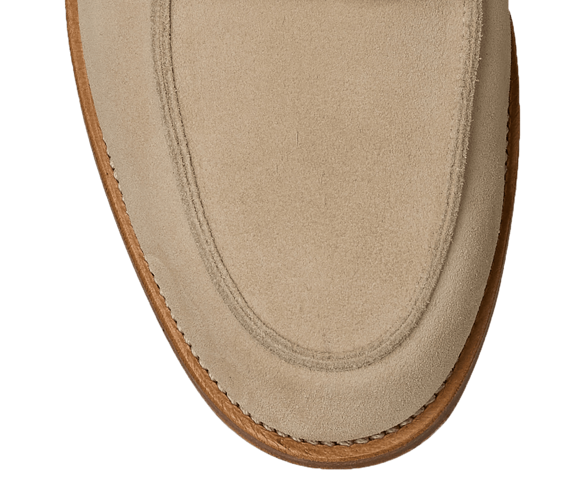 Lilou Almond Calf Suede