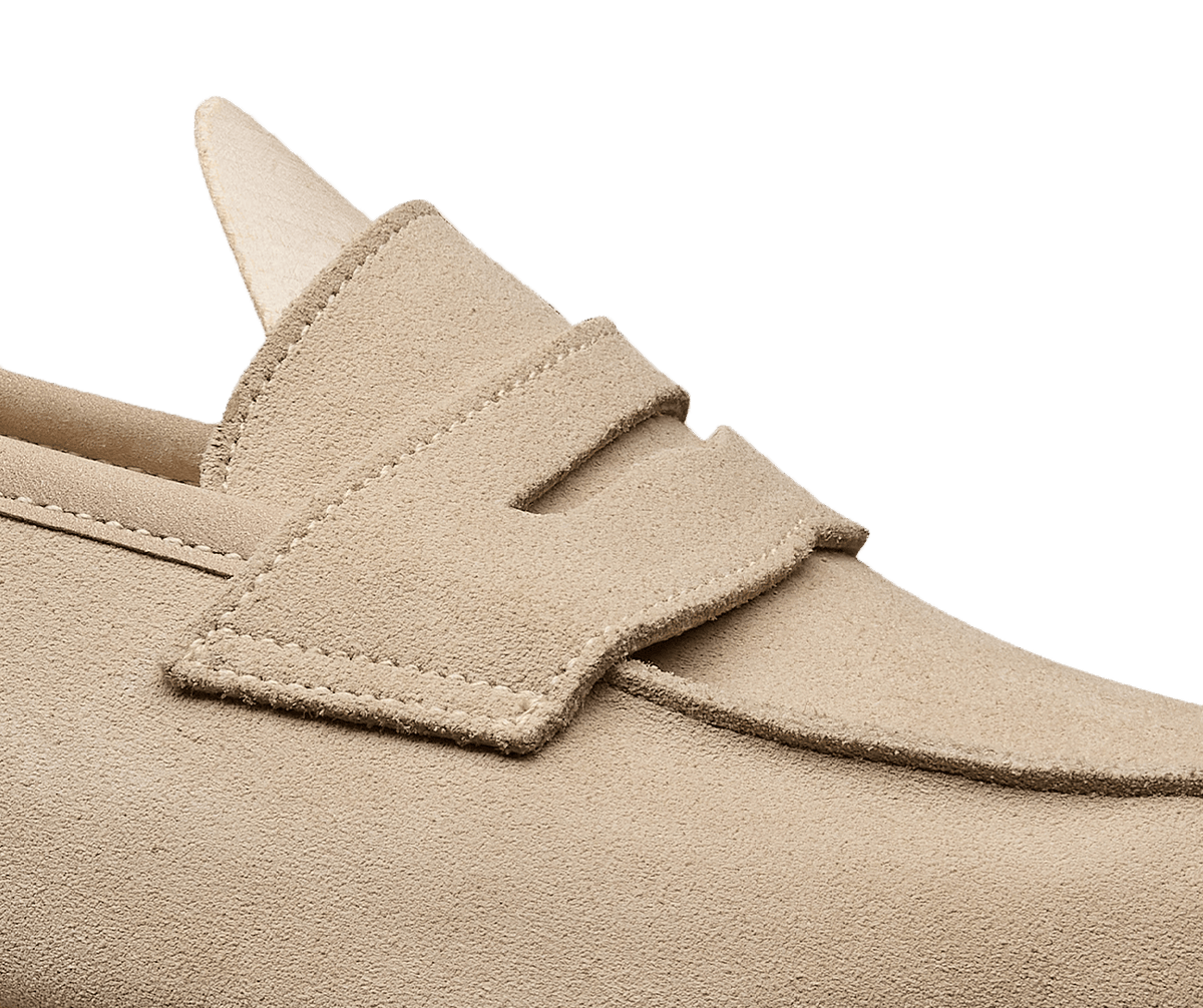 Lilou Almond Calf Suede