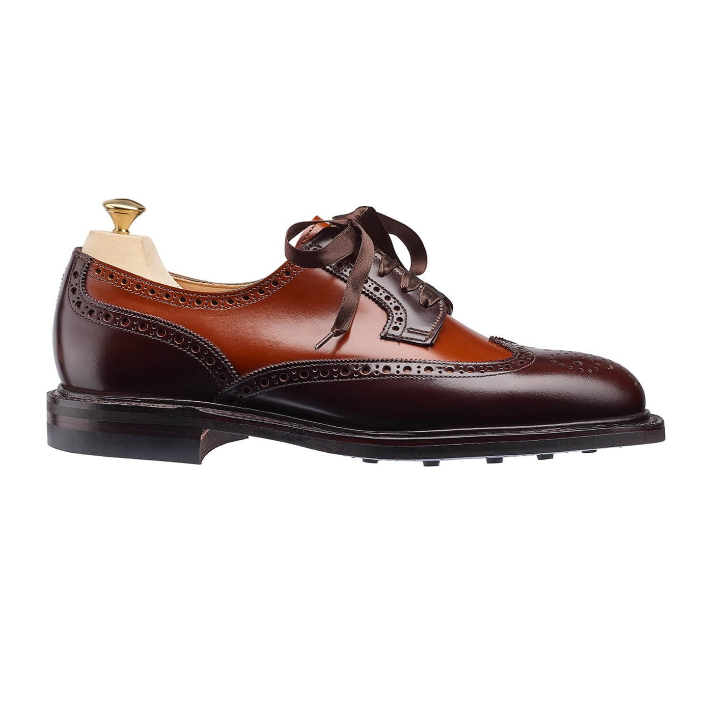 Luna Dark Brown &amp; Tan Cavalry Calf
