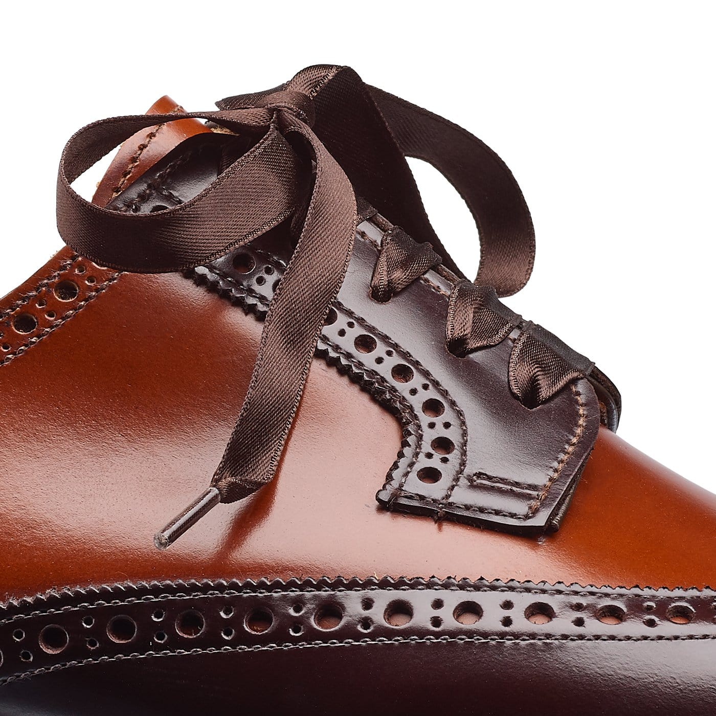 Luna Dark Brown &amp; Tan Cavalry Calf