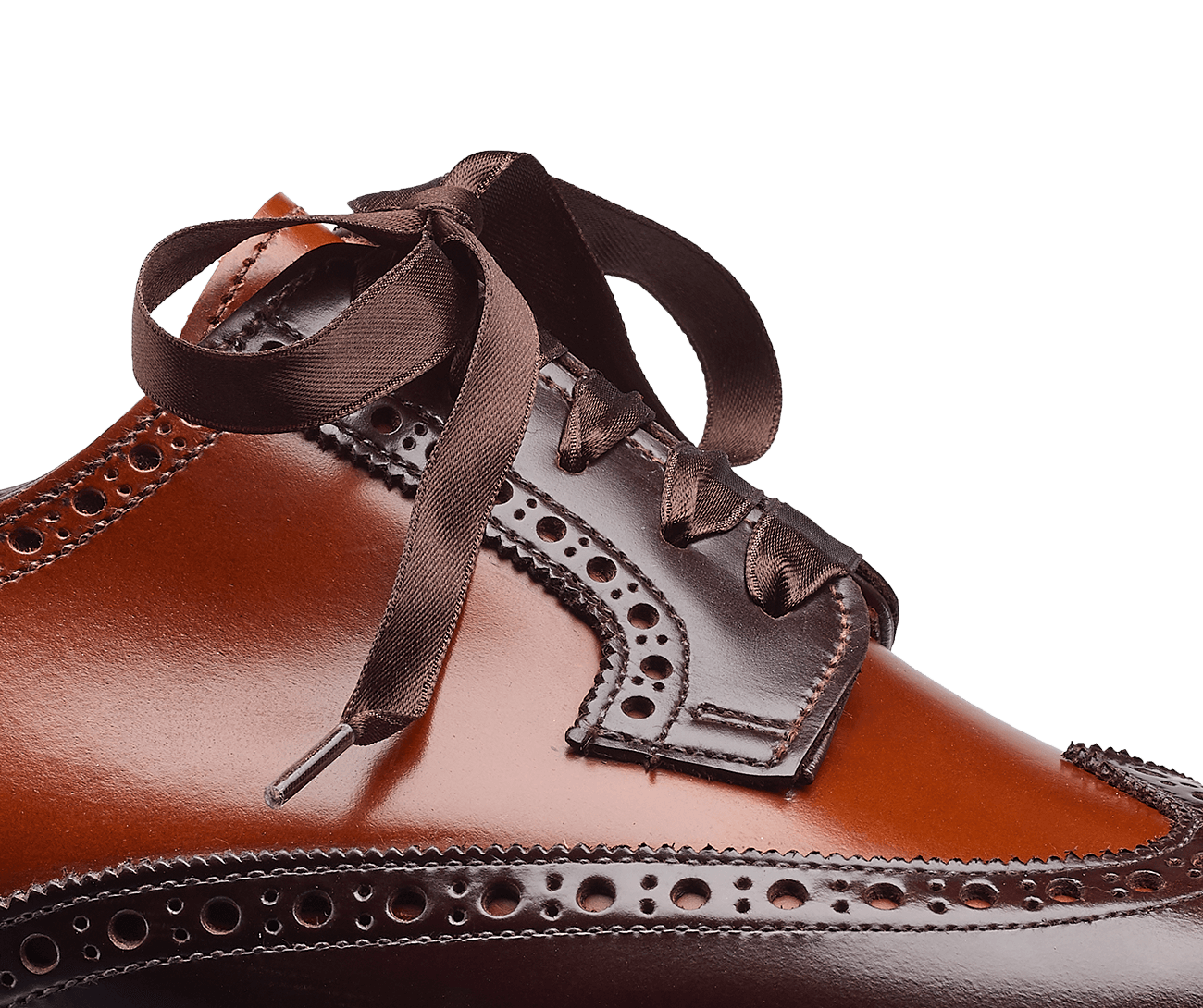 Luna Dark Brown &amp; Tan Cavalry Calf