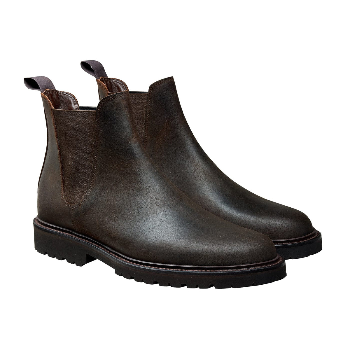 Margie 2 Dark Brown Rough-Out Suede