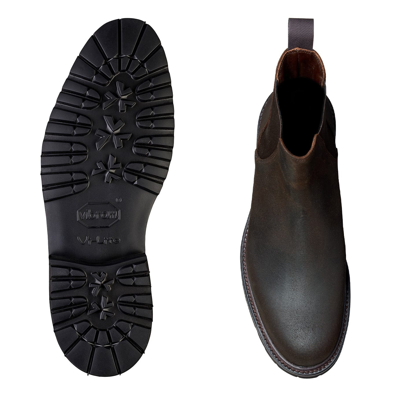 Margie 2 Dark Brown Rough-Out Suede