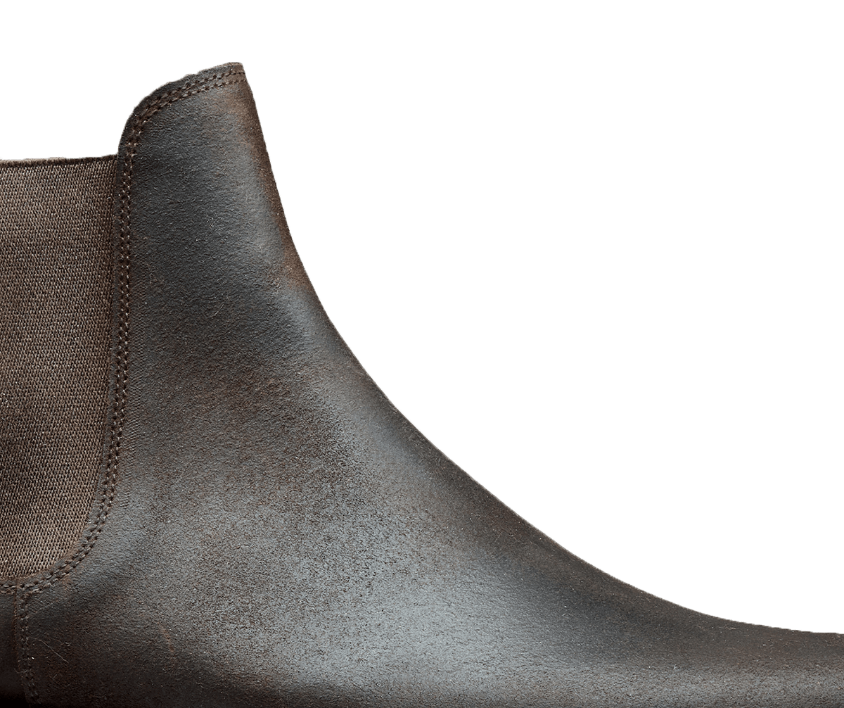 Margie 2 Dark Brown Rough-Out Suede