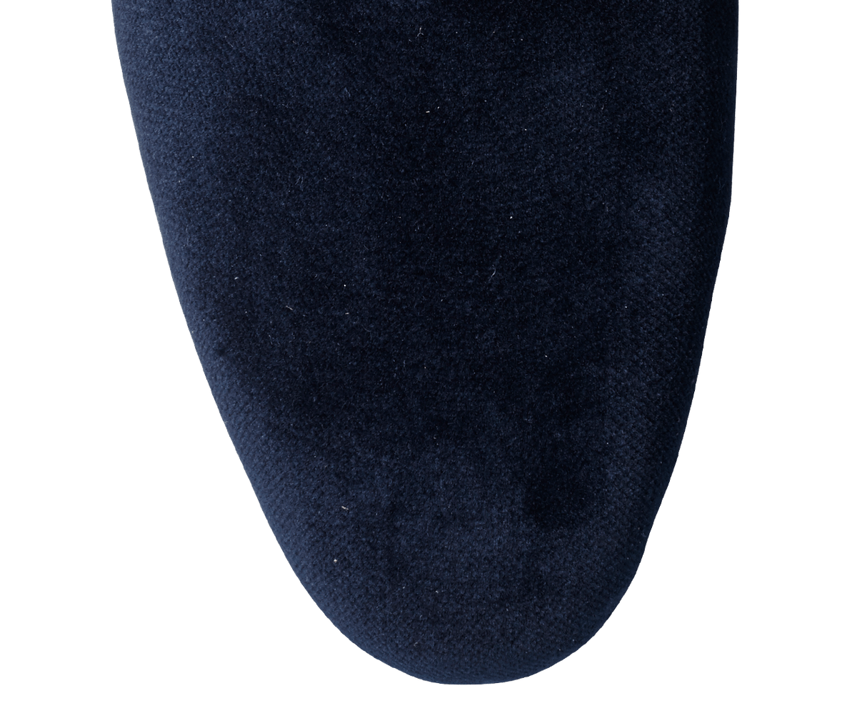 Plain Albert Navy Velvet (Womens)