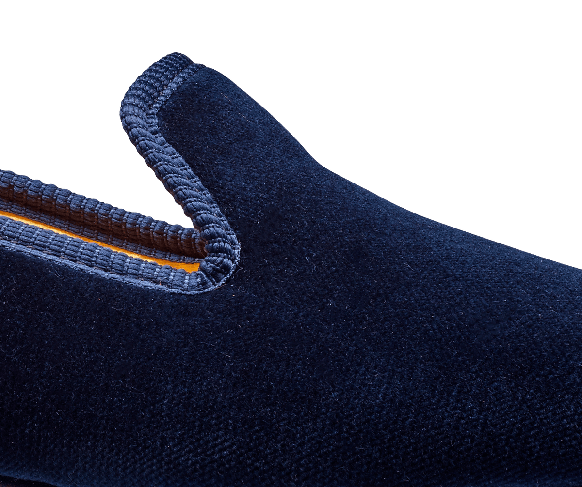 Plain Albert Navy Velvet (Womens)