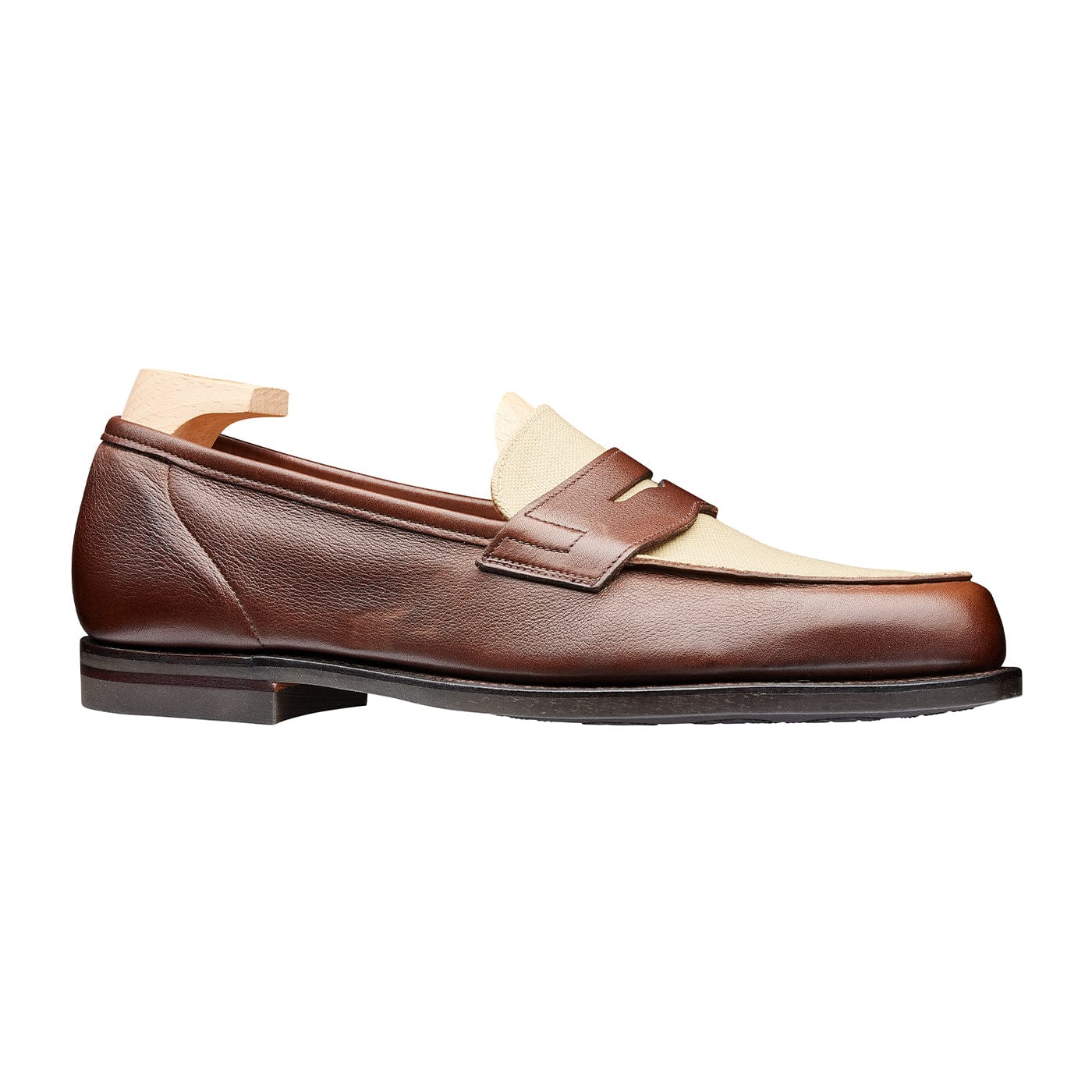 Richmond 2 Walnut Milled Calf &amp; Stone Canvas
