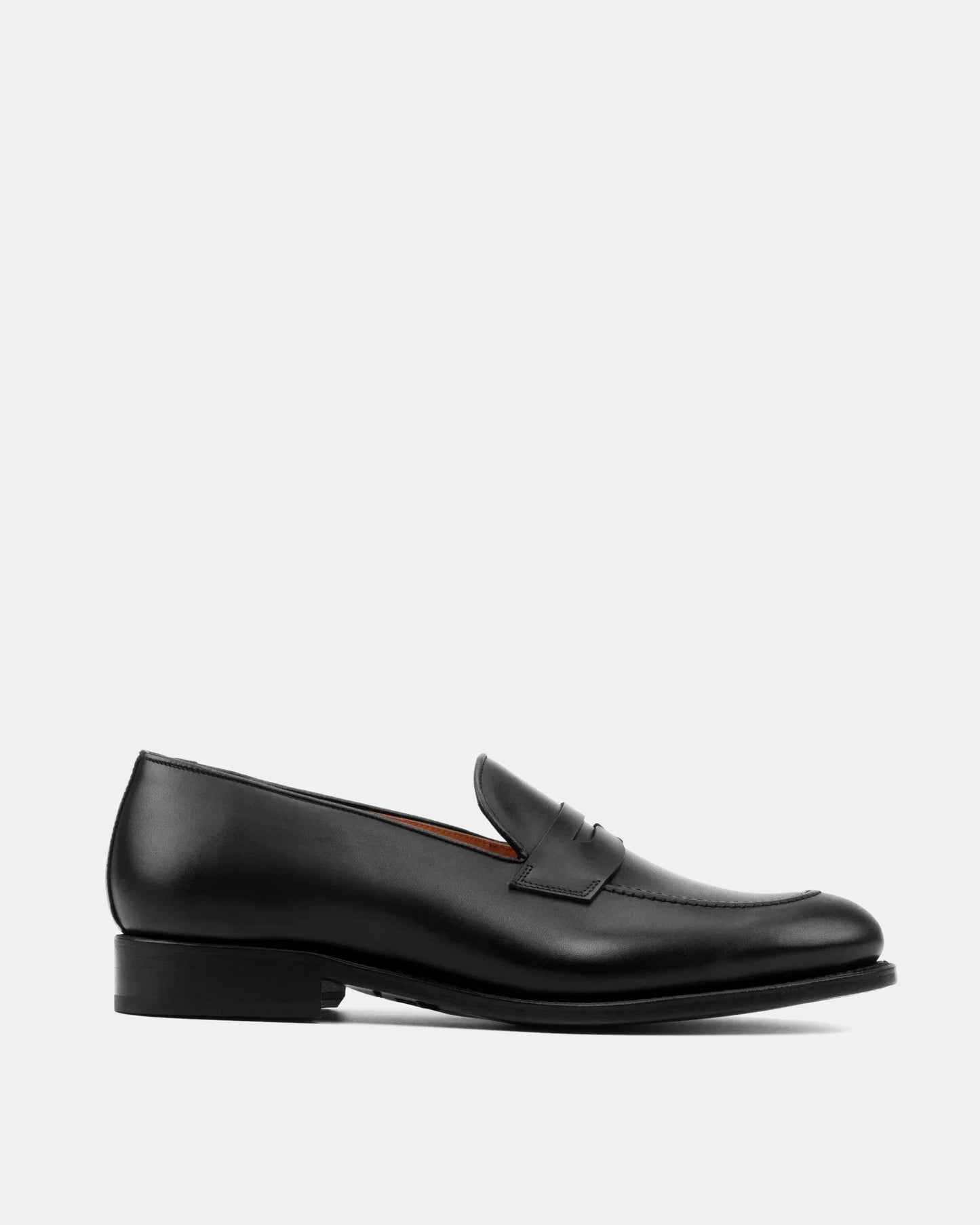 Smith Black Calf Penny Loafer - 675